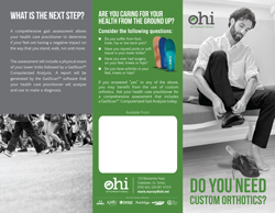 OHI International Custom Orthotics GaitScan Brochure